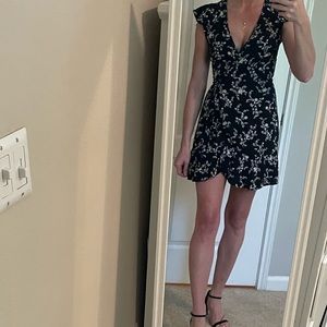 Abercrombie & Fitch floral wrap dress